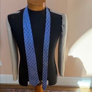 Elegant Stafford Silk Blue Diamond Patterned Tie